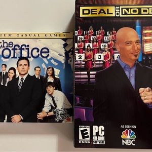 The Office and Deal or No Deal computer games, smoke free home, fast shipping